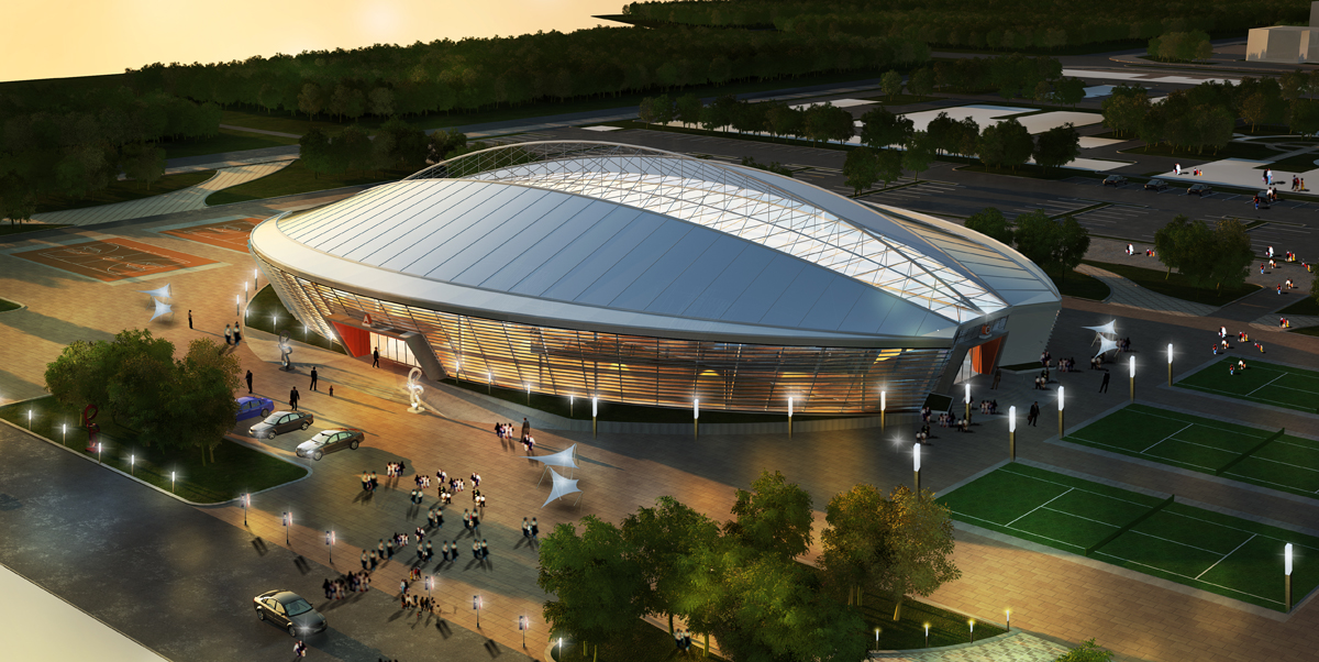 Thiết kế Nhà thi đấu Học viện Nông nghiệp Việt Nam