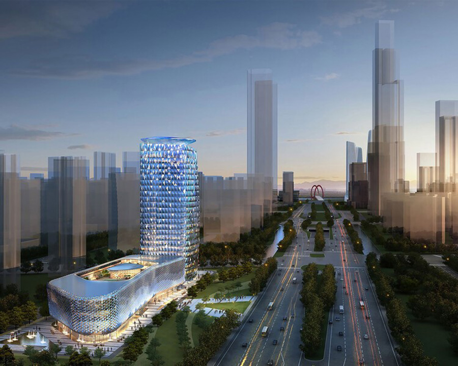 Yanghe Global Headquarters by U+ Design Partners. Image © U+ Design Partners