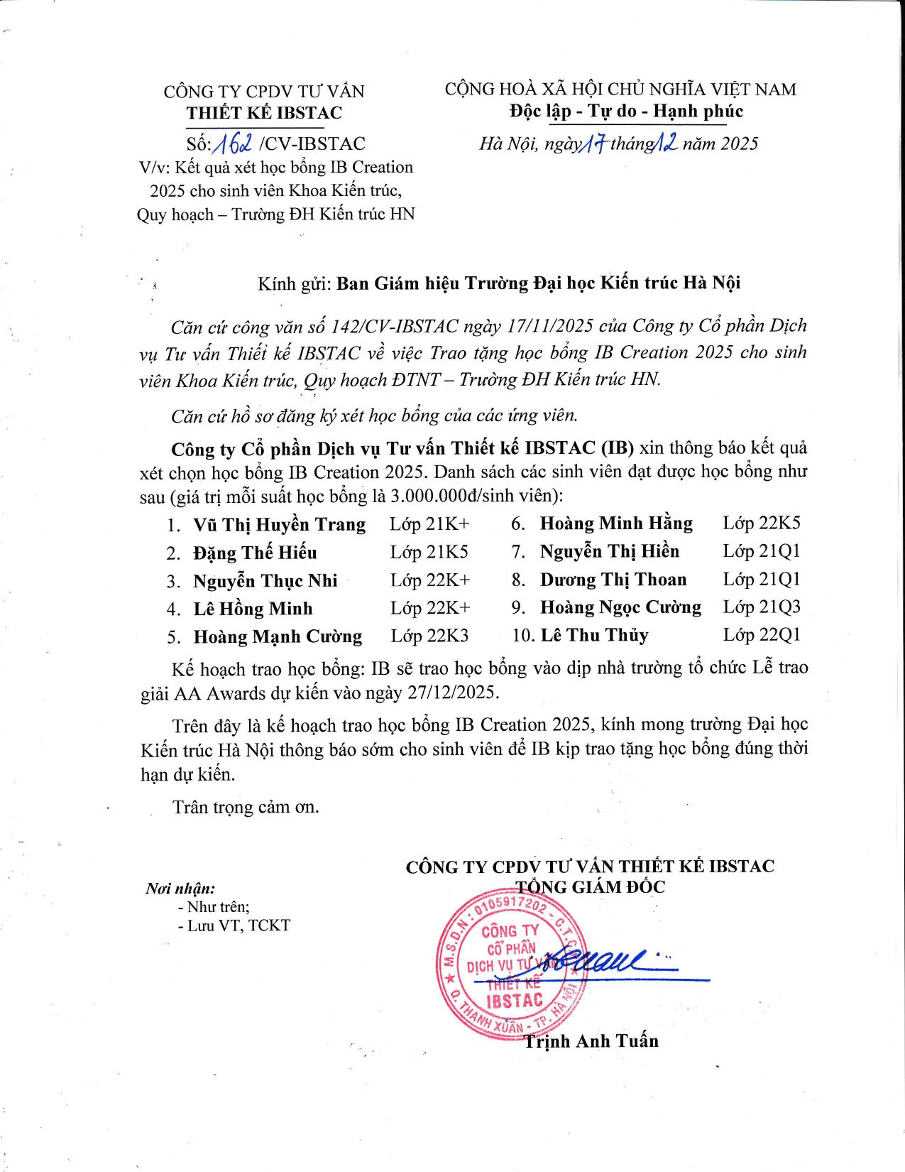 ket qua hoc bong Ib 2025