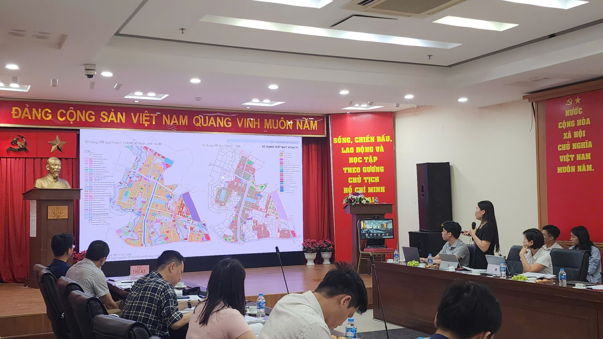 IBSTAC Architects báo cáo Hội đồng thẩm định Quy hoạch chi tiết 1/500 Khu đô thị Thể thao Quốc tế Hà Nội