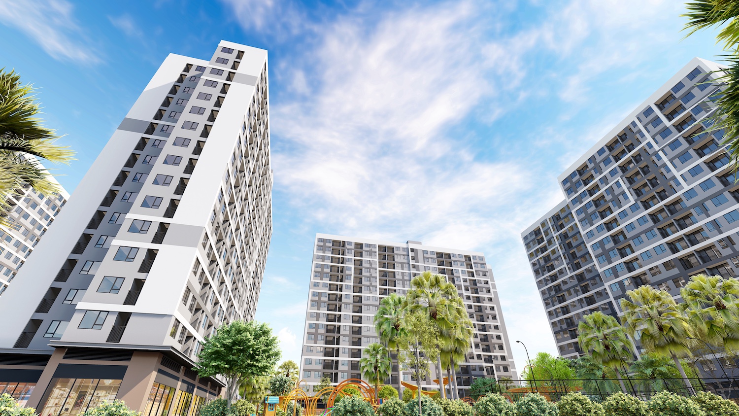 Nhà ở xã hội Ninh Bình – Nam Sông Đào: không gian cây xanh và tiện ích