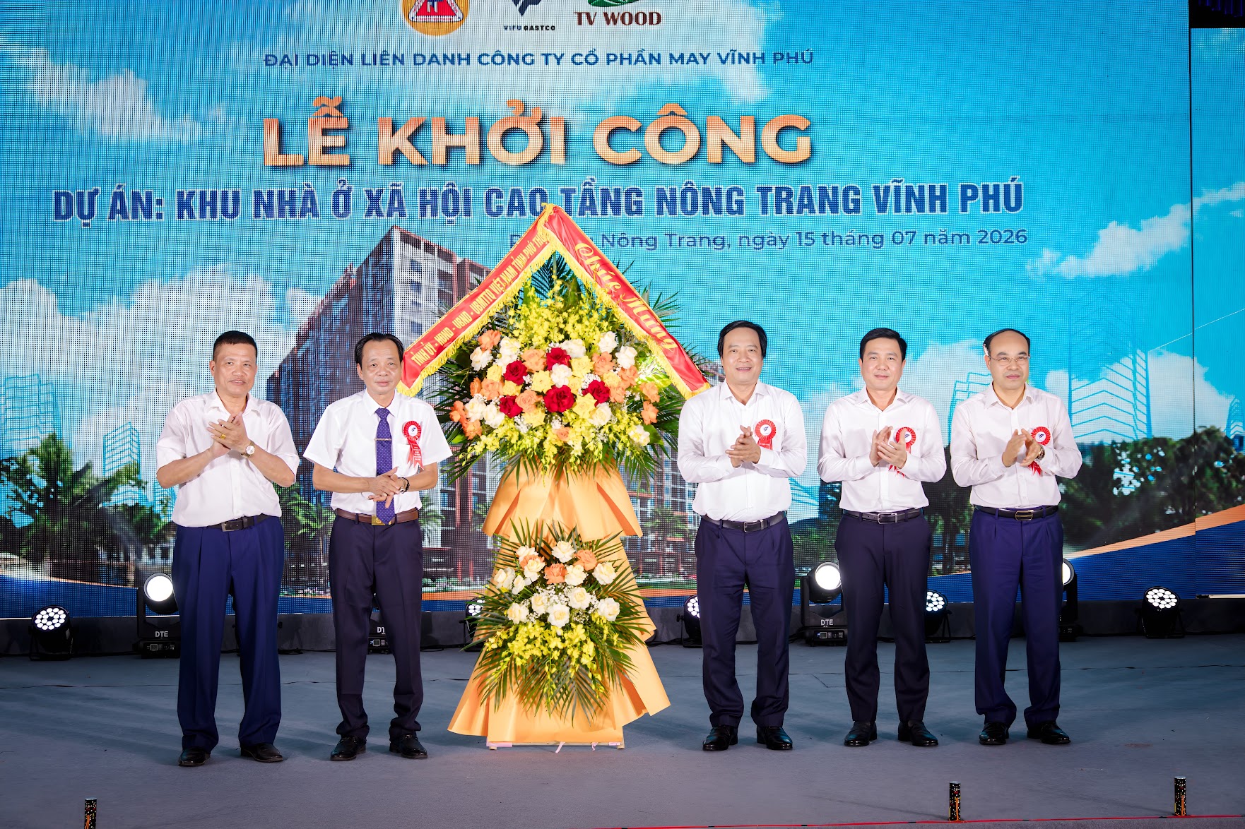 Lễ khởi công Khu Nhà ở xã hội Vĩnh Phú complex phú thọ