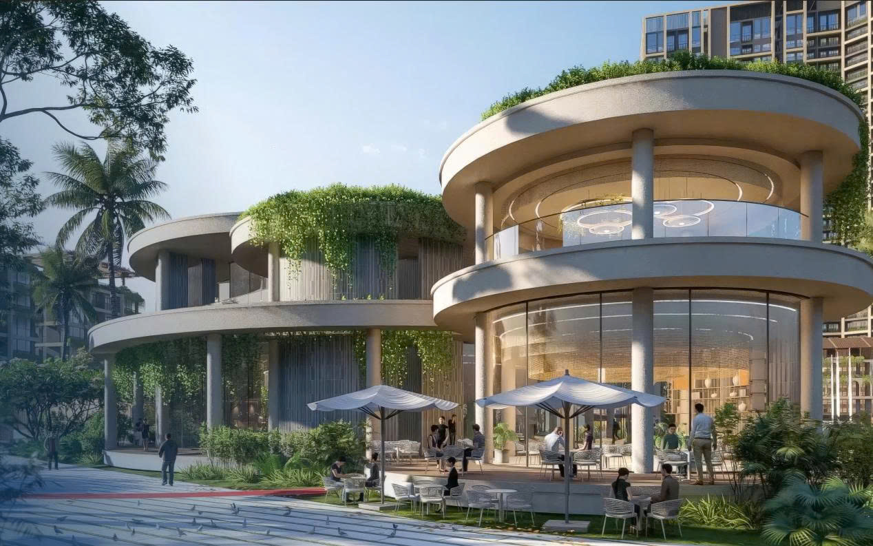 Không gian cộng đồng nhà ở xã hội Cán bộ chiến sỹ Ninh Bình – kiến trúc xanh tích hợp tiện ích